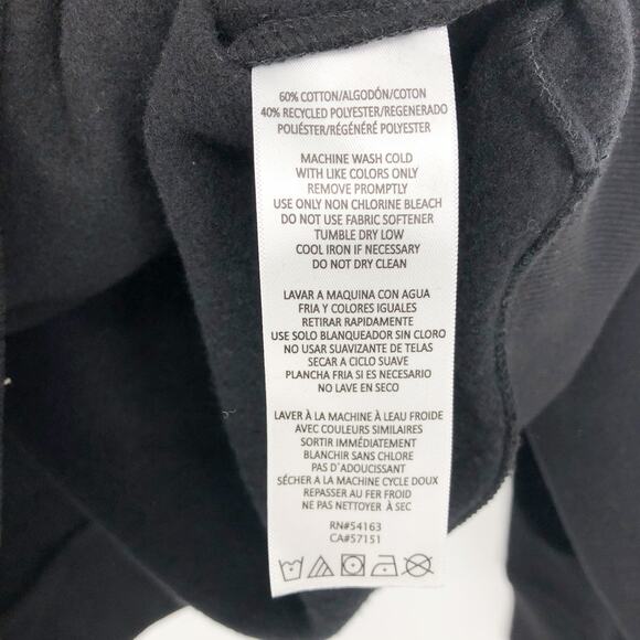 Calvin Klein Womens Athletic Hoodie Small Black Pockets Sweatshirt Logo NWT - Picture 12 of 13